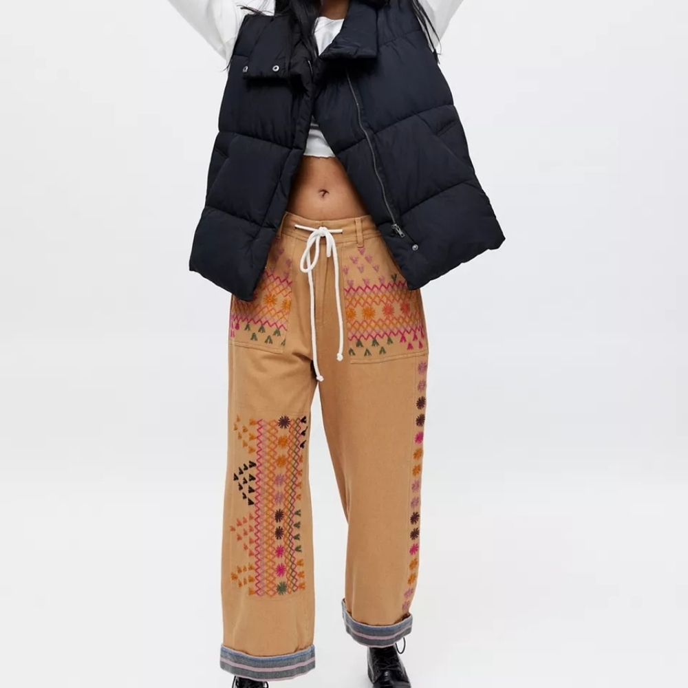 NWT Urban Outfitters Kimchi Blue Final Act Pant MEDIUM - Picture 5 of 10